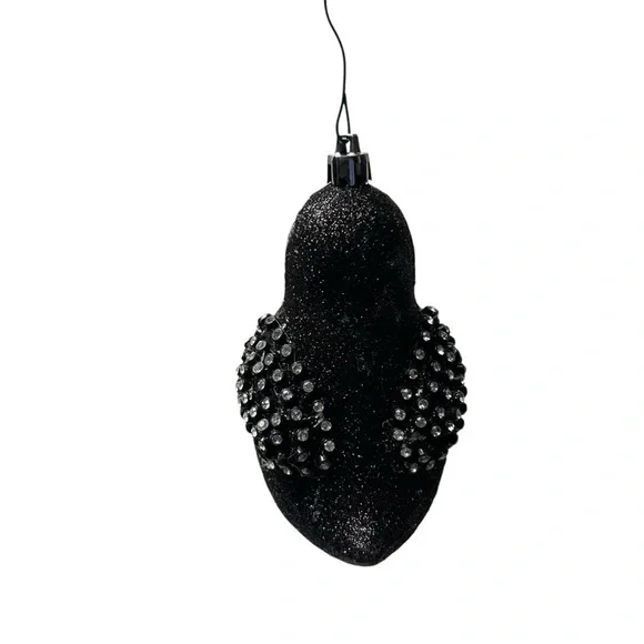 Penguin Ornaments Lot of 3 Tree Christmas Decorations Sparkles Glitter Embellish - Picture 6 of 12